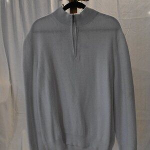 Brooks Brothers - White Quarter-Zip - Large